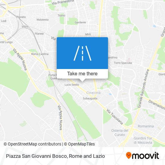 Piazza San Giovanni Bosco map