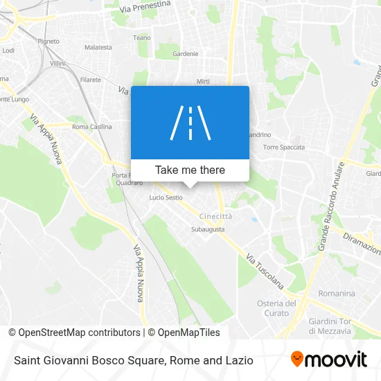 Saint Giovanni Bosco Square map