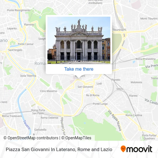 St. John Lateran Square map