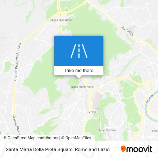 Santa Maria Della Pietà Square map