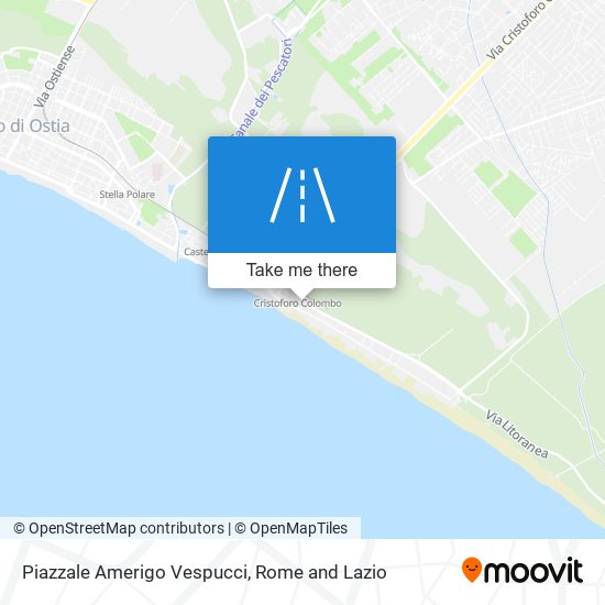 Piazzale Amerigo Vespucci map