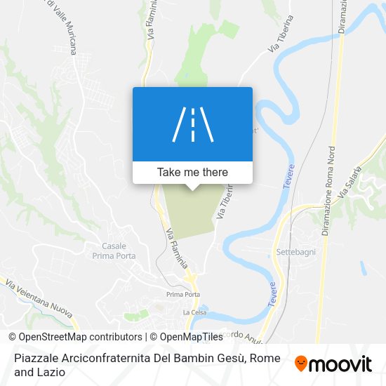 Piazzale Arciconfraternita Del Bambin Gesù map