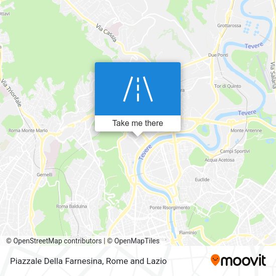 Piazzale Della Farnesina map