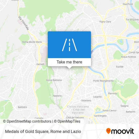 Medals of Gold Square map
