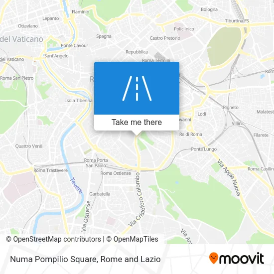 Numa Pompilio Square map