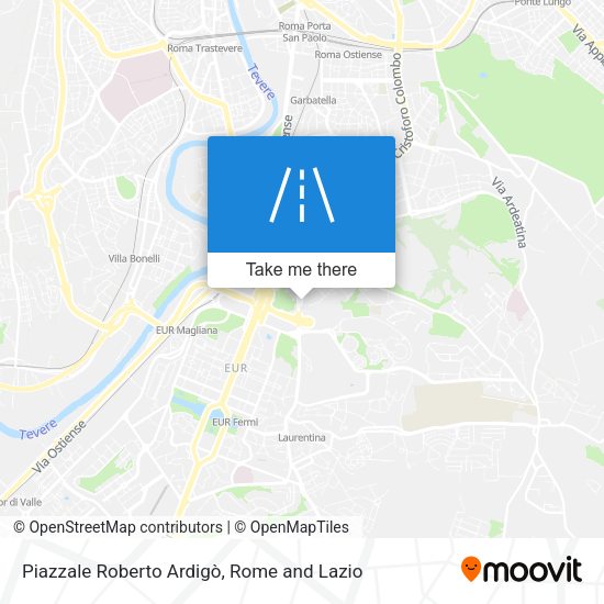 Piazzale Roberto Ardigò map