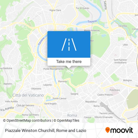 Piazzale Winston Churchill map