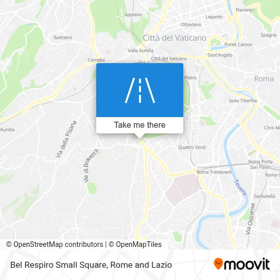 Bel Respiro Small Square map