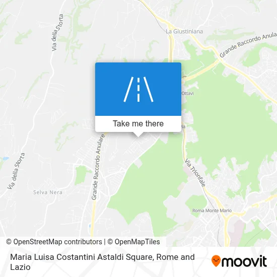 Maria Luisa Costantini Astaldi Square map