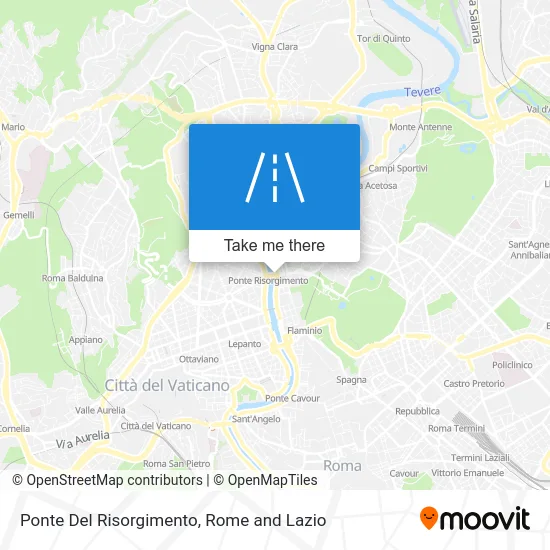 Ponte Del Risorgimento map