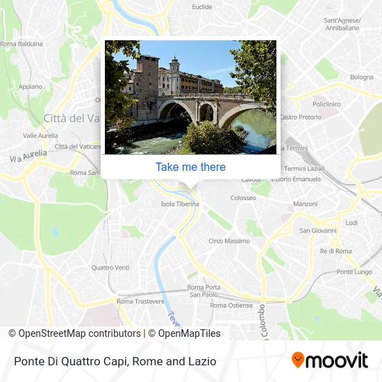 Ponte Di Quattro Capi map
