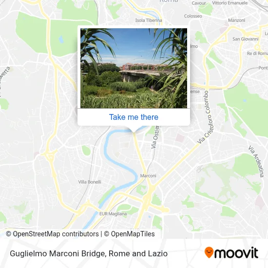 Guglielmo Marconi Bridge map