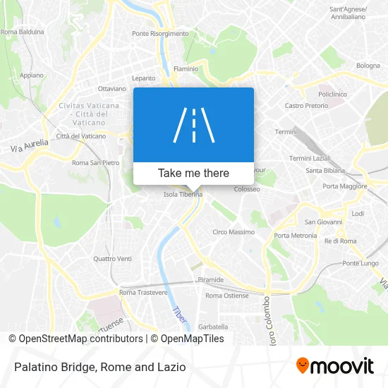 Palatino Bridge map