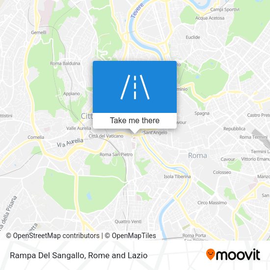 Rampa Del Sangallo map