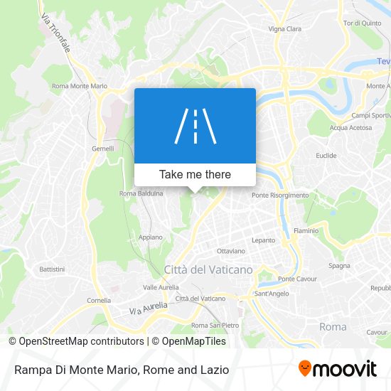 Rampa Di Monte Mario map