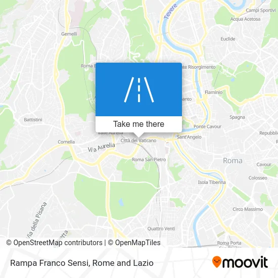 Rampa Franco Sensi map