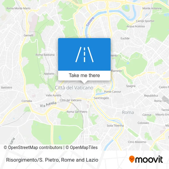 Risorgimento/S. Pietro map