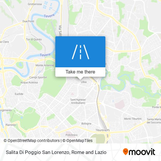 Salita Di Poggio San Lorenzo map