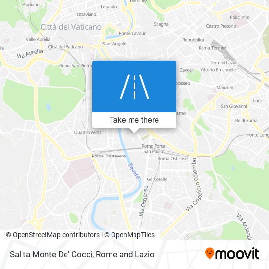 Salita Monte De' Cocci map