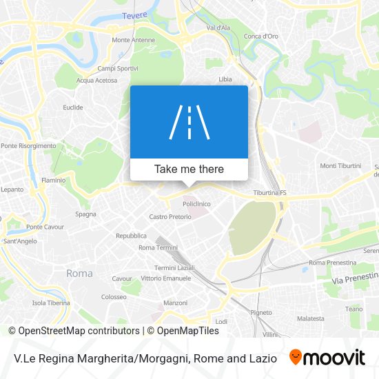 V.Le Regina Margherita / Morgagni map