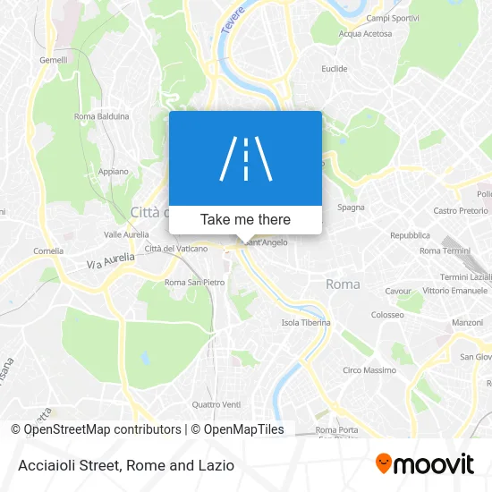 Acciaioli Street map