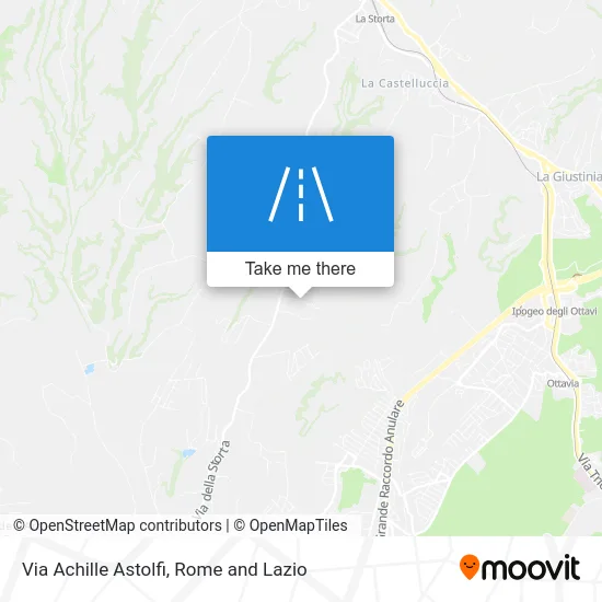 Achille Astolfi Street map