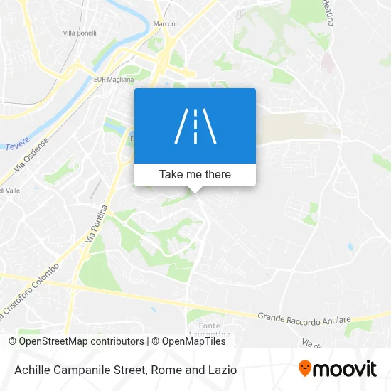 Achille Campanile Street map