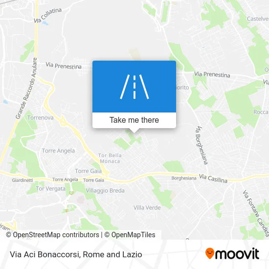 Aci Bonaccorsi Street map