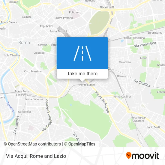 Via Acqui map