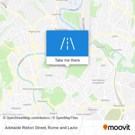 Adelaide Ristori Street map