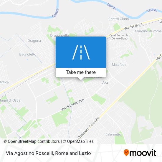 Via Agostino Roscelli map