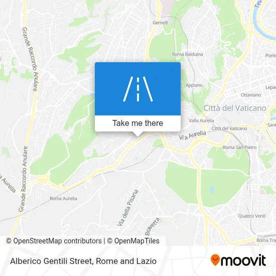 Alberico Gentili Street map