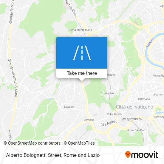 Alberto Bolognetti Street map