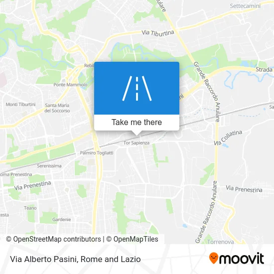 Alberto Pasini Street map