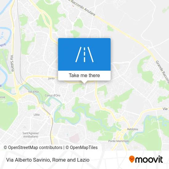 Alberto Savinio Street map