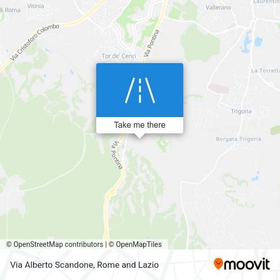 Via Alberto Scandone map