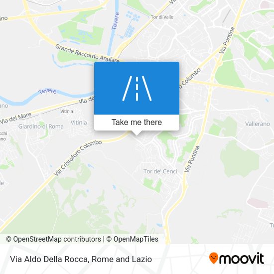 Via Aldo Della Rocca map
