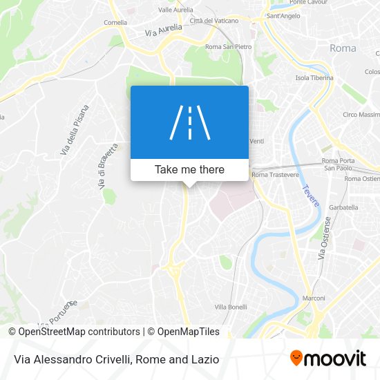 Via Alessandro Crivelli map