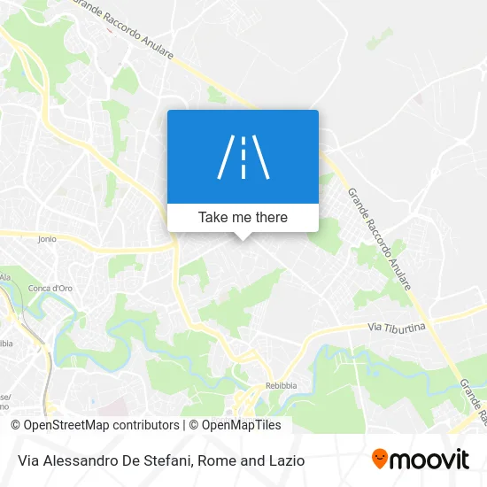 Alessandro De Stefani Street map