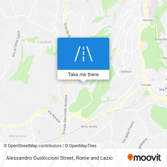 Alessandro Guidiccioni Street map