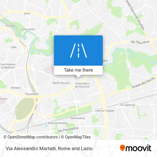 Alessandro Martelli Street map