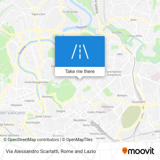 Via Alessandro Scarlatti map