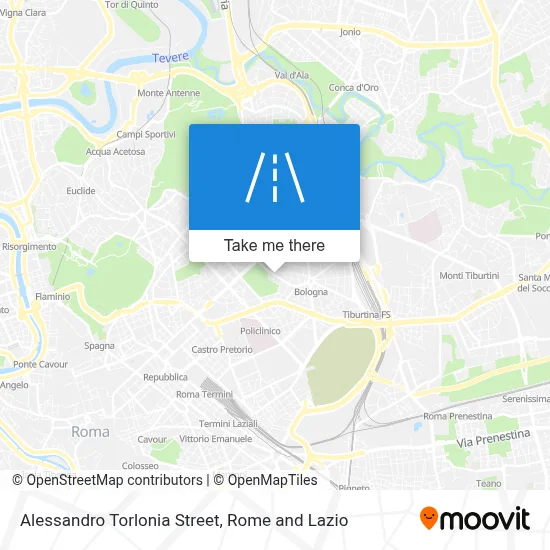 Alessandro Torlonia Street map