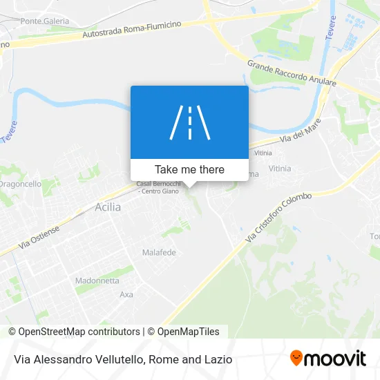 Alessandro Vellutello Street map