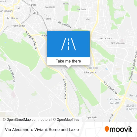 Via Alessandro Viviani map
