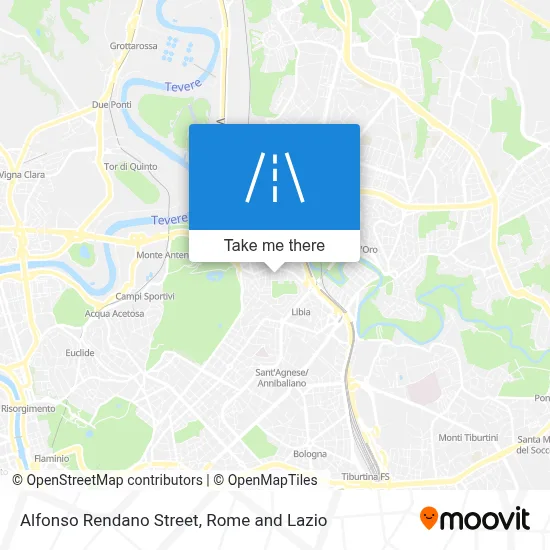 Alfonso Rendano Street map