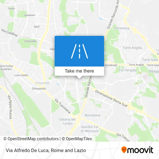 Alfredo De Luca Street map