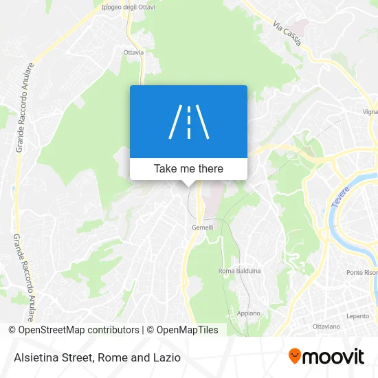 Alsietina Street map