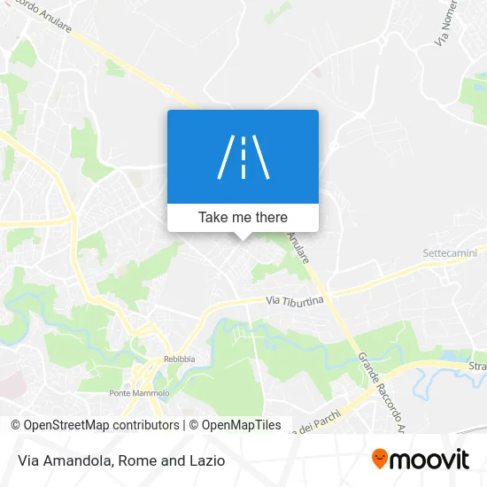 Amandola Street map