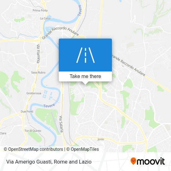 Via Amerigo Guasti map